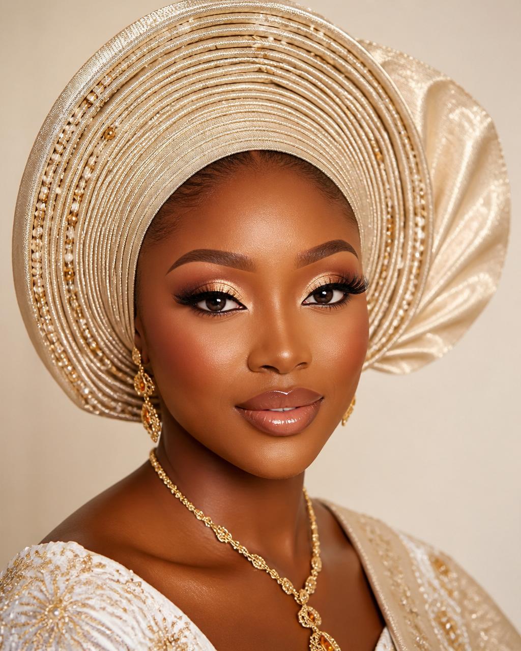 Bridal makeup look