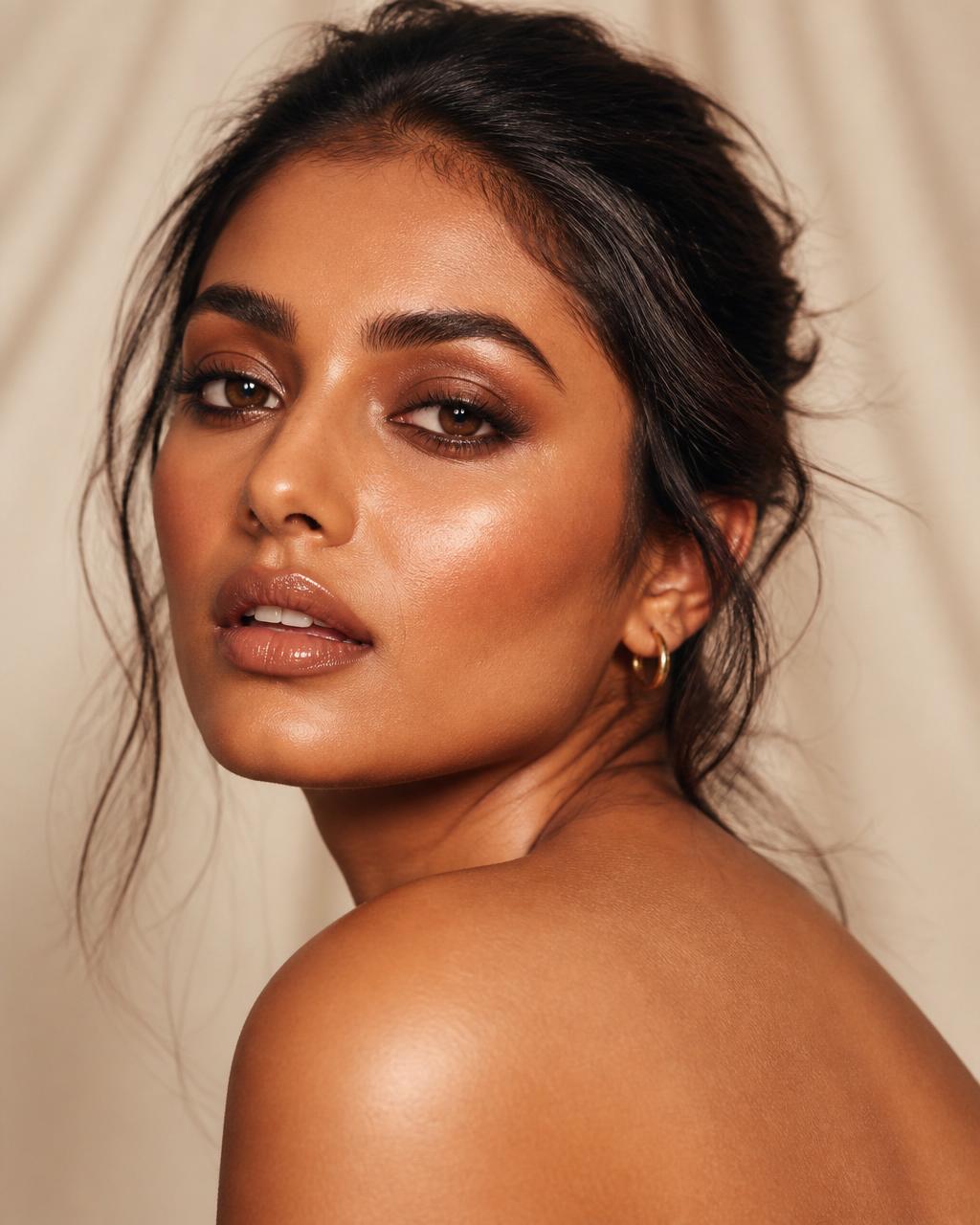 Soft Glam makeup look